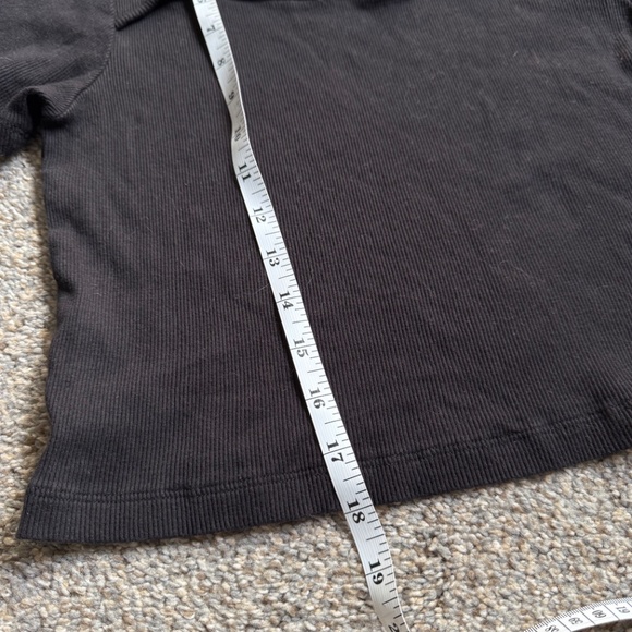 Lazy Oaf heart cut out fitted ribbed crop top - Picture 5 of 5